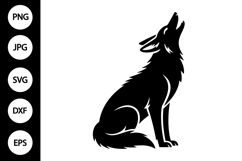 Coyote Silhouette SVG Product Image 1