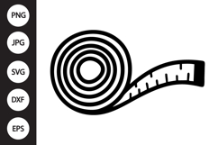 Tailor Measuring Tape SVG Product Image 1
