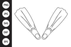 Flippers SVG Product Image 1