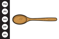 Wooden Spoon SVG Product Image 1