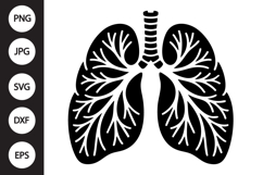 Lungs SVG Product Image 1