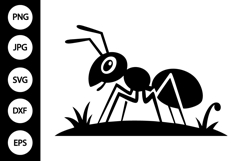 Ant Silhouette SVG Product Image 1
