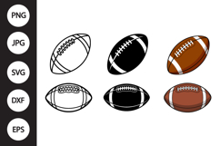 Football SVG, Football Clipart Product Image 1