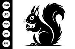 Squirrel Silhouette SVG Product Image 1