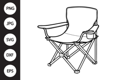 Camping Chair SVG Product Image 1