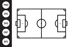 Soccer Field SVG Product Image 1