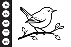 Wren Bird SVG Product Image 1