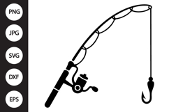 Fishing Rod SVG Product Image 1