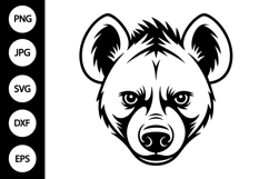 Hyena Head SVG Product Image 1