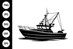 Fishing Boat SVG Product Image 1