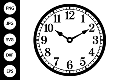 Clock Face SVG Product Image 1