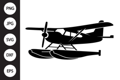 Seaplane Silhouette SVG Product Image 1