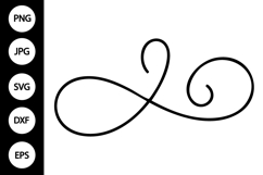 Swirl Line SVG Product Image 1