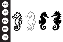 Seahorse SVG, Seahorse Clipart Product Image 1