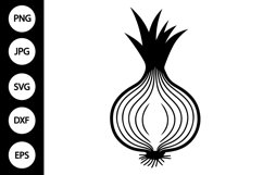 Silhouette Onion SVG Product Image 1
