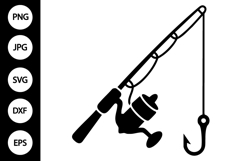 Fishing Rod SVG Product Image 1