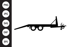 Car Hauler Trailer SVG Product Image 1