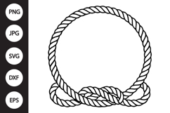 Rope Frame SVG Product Image 1