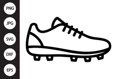 Soccer Shoe SVG Product Image 1