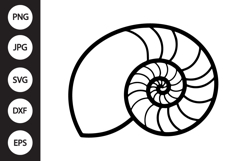 Nautilus Shell SVG Product Image 1