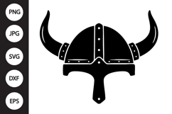 Viking Helmet SVG Product Image 1