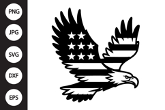 Flying Eagle SVG Product Image 1