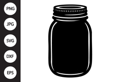 Mason Jar SVG Product Image 1