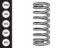 Coil Spring SVG Product Image 1