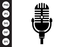 Microphone SVG Product Image 1