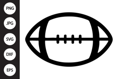 Rugby Ball SVG Product Image 1