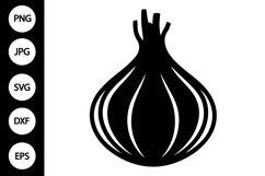Silhouette Onion SVG Product Image 1