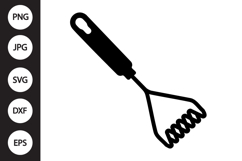Potato Masher SVG Product Image 1