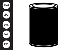 Tin Can SVG Product Image 1