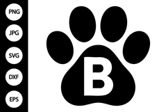 Paw Alphabet SVG Product Image 1