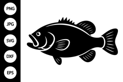 Smallmouth Bass SVG Product Image 1