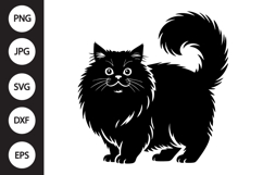 Persian Cat Silhouette SVG Product Image 1