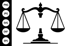 Justice Scales SVG Product Image 1