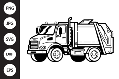Garbage Truck SVG Product Image 1