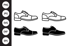 Dress Shoe SVG, Dress Shoe Clipart Product Image 1