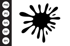 Paint Splash SVG Product Image 1