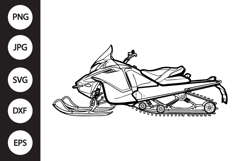 Snowmobile SVG Product Image 1