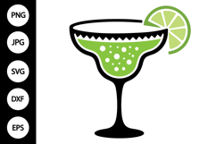 Margarita Glass SVG, Cinco De Mayo SVG Product Image 1