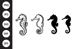 Seahorse SVG, Seahorse Clipart Product Image 1