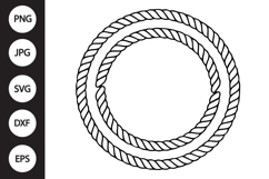 Rope Frame SVG Product Image 1