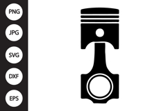Engine Piston SVG Product Image 1