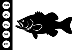 Smallmouth Bass SVG Product Image 1