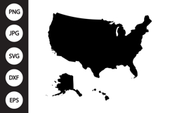 USA Map SVG Product Image 1