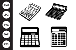 Calculator SVG, Calculator Clipart Product Image 1