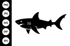 Shark Silhouette SVG Product Image 1