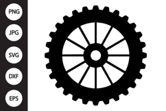 Dirt Bike Wheel SVG Product Image 1